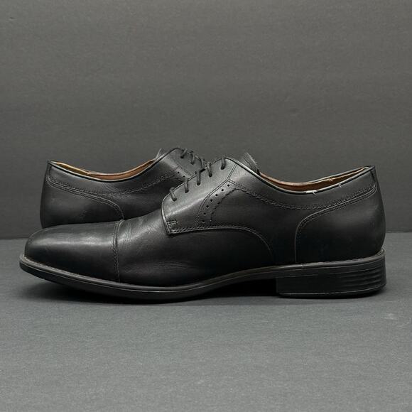Johnston & Murphy XC4 Black Cap Toe Oxford Leather Comfort 15-241 Size 12M main image 4